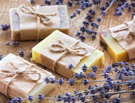 Seifen mit Lavendel