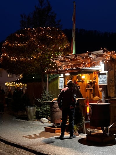 Weihnachtliche Stimmung am Wolfgangsee 8 Weihnachtsmarkt Strobl 122022