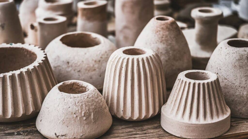 Beton-Deko-DIY - verschiedene Beton-Deko-Formen